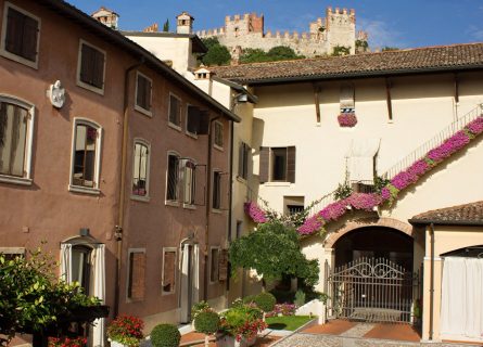 The Pieropan family Palace, Palazzo Pullici, in the center of Soave