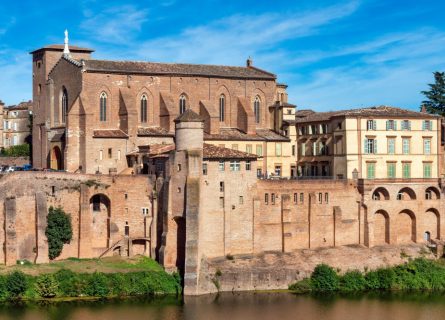 Saint Michel: Medieval french abbey in Gaillac town Saint Michel: Medieval french abbey in Gaillac town