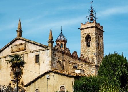 Sant Feliu church in Alella town